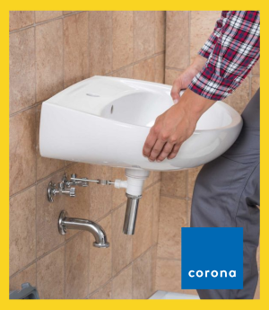 Plantilla para apertura de agujeros en lavamanos