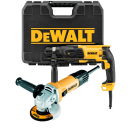 Combo Rotomartillo SDS Plus De Una Pulgada D25133K Más Minipulidora 4 1/2 Pulgadas Dewalt DWE4212