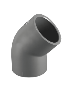 Codo Pvc 45° 6" Gris Sch80 Pavco