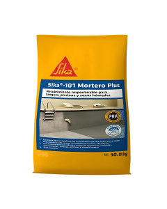 Sika-101 Mortero Plus Blanco Recubrimiento Impermeable Para Tanques Y Zonas Humedas 10kg