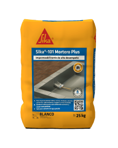 Sika-101 Mortero Plus Blanco Recubrimiento Impermeable Para Tanques Y Zonas Humedas 25kg