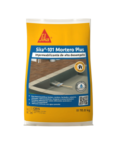 Sika-101 Mortero Plus Gris Recubrimiento Impermeable Para Tanques Y Zonas Humedas 10kg