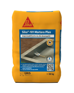 Sika-101 Mortero Plus Gris Recubrimiento Impermeable Para Tanques Y Zonas Humedas 50kg
