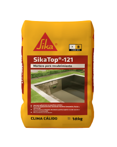 Sikatop-121 Calor Mortero Listo Para Usar Especial Para Clima Cálido 18 kg