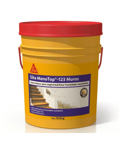 Sikamonotop 123 Muros Mortero Para Impermeabilizar Humedades Ascendentes 15 kg Sika