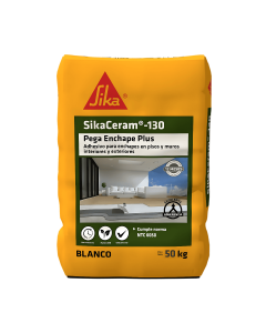 Sikaceram 130 Pega Enchape Plus Gris X 50 kg Entrega Directa