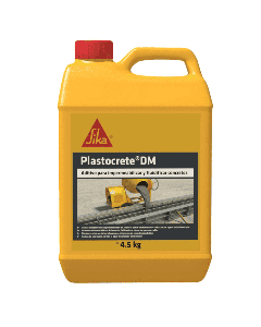 Plastocrete Dm Aditivo Reductor De Agua 4.5 kg Sika