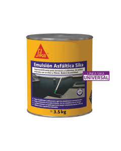 Emulsión Asfáltica Impermeabilizante Asfáltico Para Cubiertas Y Terrazas 3.5 kg Sika