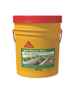 Igol Denso Plus Impermeabiliza Estructuras De Concreto Bajo Tierra 18 kg Sika