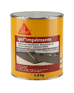 Igol Imprimante Solución De Asfalto Refinado De Alto Poder Adhesivo 3 kg Sika