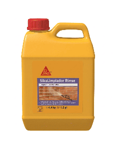 Limpiador Rinse Lava Y Desmancha Fachadas En Ladrillo. Mortero. Concreto O Piedra Natural 1gal Sika