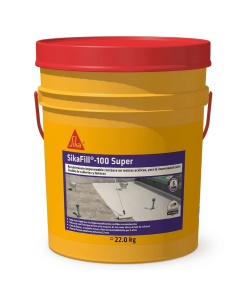 Sikafill 100 Super Gris Impermeabilizante Acrílico Para Cubiertas. Techos Y Terrazas 22 kg