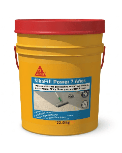 Sikafill Power 7 Años Gris Impermeabilizante Acrílico Para Cubiertas. Techos Y Terrzas 22 kg