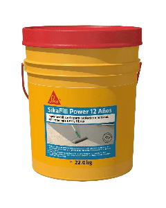 Sikafill Power 12 Años Gris Impermeabilizante Acrílico Para Cubiertas. Techos Y Terrazas 22 kg