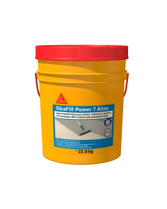 Sikafill Power 7 Años Verde Impermeabilizante Acrílico Para Cubiertas. Techos Y Terrzas 22 kg