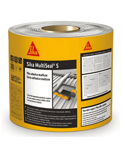 Rollo Multiseal S-Aluminio Cinta Impermeable Autoadhesiva 10m/10 cm Sika