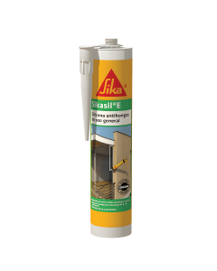 Sikasil E Blanco Silicona Antihongos Para Sello Juntas Vidrio 280ml