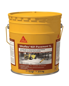 Sikaflex-401 Pavement Blanco Sellador Elástico Para Juntas Horizontales Interiores Y Exteriores 5gal