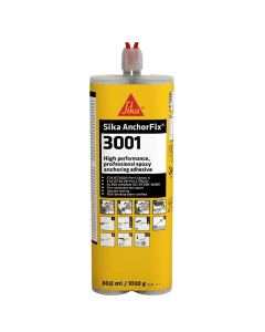 Anchorfix 3001 Adhesivo Epóxico De Altas Prestaciones Para Anclajes 600ml Sika