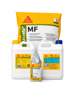 Ucrete Mf (A) De 2.37 kg▪ (B) De 2.86 kg▪ (C) De 13 kg Y (D) 05 kg Pigmentos= 18.73 kg Sika