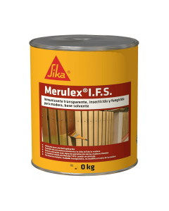 Merulex I.F.S Inmunizante Insecticida Y Fungicida Para Madera Base Solvente 16 kg Sika