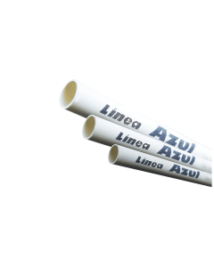 Tubo Presion Extremo Liso Agua Potable 1/2" 200 Psi l.Azul Celta
