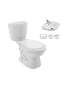 Combo Sanitario Tairona Blanco Sin pedestal Sin accesorios