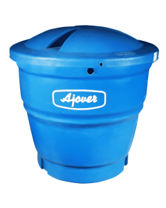 Tanque 5000 L D/Capa Bicolor Con Acoples Azul Ajover