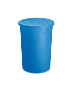 Tanque Conico 105 L Azul Con Tapa