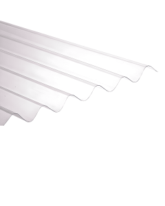 Teja Policarbonato Ajozinc No 12 (3.66 X 0.84) Cristal Ajover