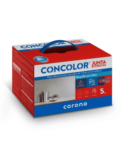Boquilla Concolor Junta Estrecha Antihongo Gris Frio X 5kg Corona