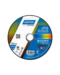 Disco Multicorte Pvc 41/2" X 3/64" X 7/8"(1 mm) Norton