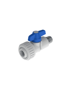 Valvula Con Inserto Metalico Macho 1/2" Dzr X 20 mm Pe 3313 Pcp
