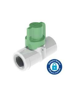 Registro Corte Antifraude Pvc 1/2" Hemxhem Largo Co Helbert