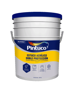 Estuco Acrilico Exterior D/Prot Blanco 27060 Caneca 30 kg