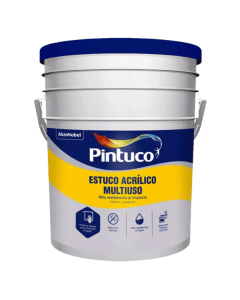 Estuco Profesional Interior Exterior Blanco 17090 Balde 15 kg Pintuco