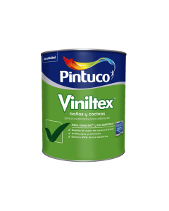 Viniltex Baño/Cocina Satinado Blanco 2001 Cuarto Pintuco