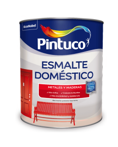 Esmalte Domestico Gris Humo P-85 Cuarto