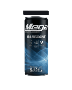 Mega Basecoat Negro Reducido Ac 0.94l MG3206