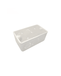 Caja Electrica Sencilla Conduit Blanca 2 X 4 C/Inserto Induma