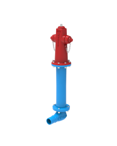 Hidrante Hierro Dúctil -HD- 3" Extremo Liso Pvc Barril Seco Awwa C-502 Apolo