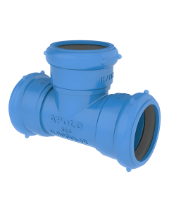 Tee Hierro Dúctil -HD- 8" X 8" Extremo Jr/Jh Para Pvc Apolo