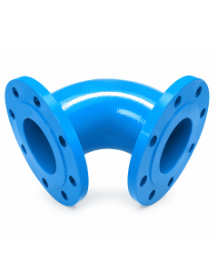 Codo Hierro Dúctil 3" x 45° Extremo Brida Apolo