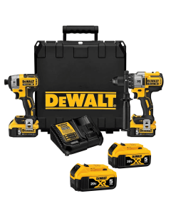 Combo Pack Dcd966+Dcf887+2 Bat 5Ah+ Cargador Dewalt DCK299H2-B3