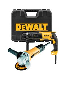 Combo Rotomartillo SDS Plus De Una Pulgada D25133K Más Minipulidora 4 1/2 Pulgadas Dewalt DWE4212