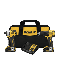 Taladro Inalambrico Dcd709 Dewalt+Atornillador Impacto Dcf809 20V