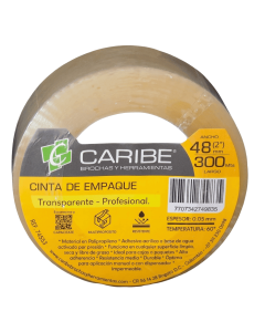 Cinta Empaque Transp (48 mm X 300 m) 2" 750