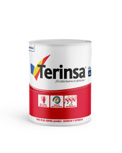 Vinil Plus Rojo Coral 95159-0101 Galon Terinsa Pintuco