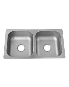 Lavaplatos 80X43 Doble Poceta Socoda Con Antirruido 204050