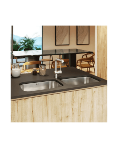 Lavaplatos 94X43 Doble Poceta Socoda 204053 Con Antirruido